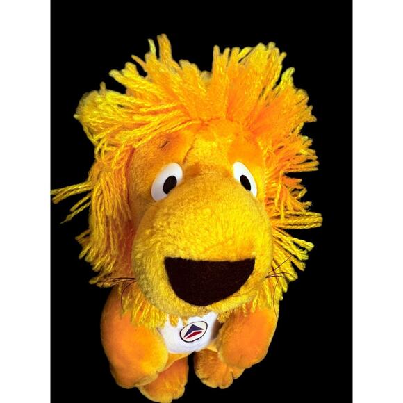 VTG Dusty the Air Lion Delta Airlines Plush Stuffed Animal Robert Hersch Promo - Picture 1 of 12